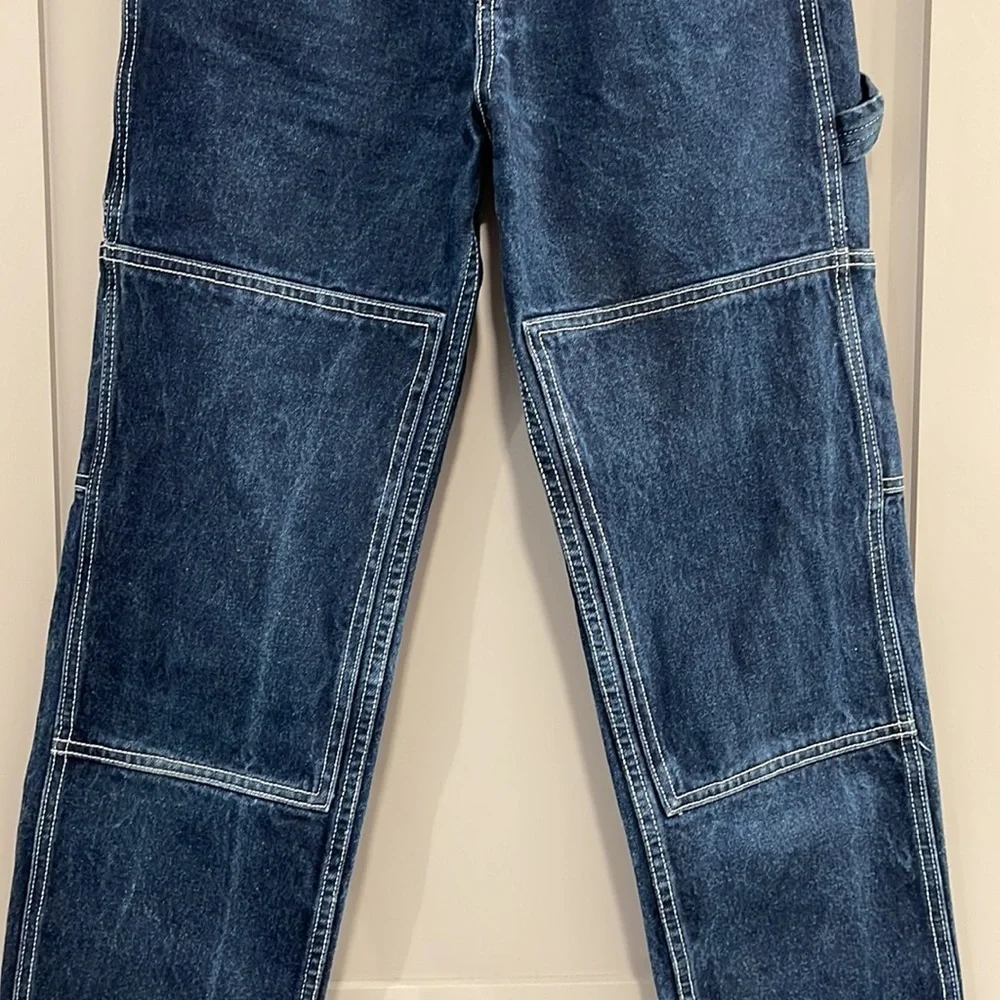 Brandy Melville Ariana Painter Cargo Jeans Small Carpenter Straight Leg